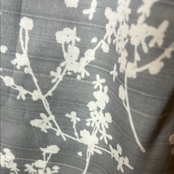 LOFT Silver Pleated cotton silk blend Mini Skirt,  Cocktail - Picture 6 of 11